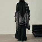 Warm Double-layer Knitted Shawl