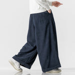 Corduroy Straight-leg Casual Wide-leg Pants