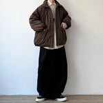Japanese Retro Stand-collar Loose Cotton Coat