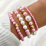 Camille™ | Beaded and Heart Bracelet Set