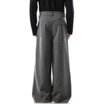 American Striped Wide-leg Casual Suit Pants