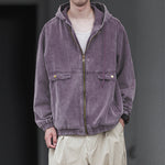 Hooded Work Jacket Vintage Casual  Jacket