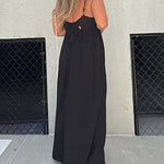 Zeagoo Women's Casual Loose-Fitting Sleeveless Wide-Leg Jumpsuit