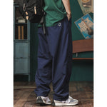 Japanese Waterproof Breathable Loose Fleece Lined Casual Pants
