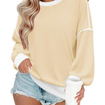 Zeagoo Women Oversize Sweatshirts Pullover Tops