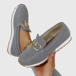 Camilla | Sporty slip-on shoes with gold detail