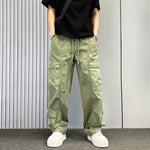 American Loose Straight Wide-leg Scimitar Overalls