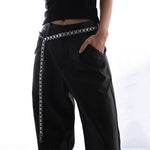Punk Multifunctional Metal Waist Chain