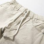 Cotton Loose Wide-leg Curved Pants
