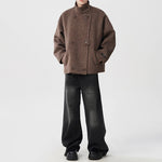 Vintage Twill Loose Woolen Jacket