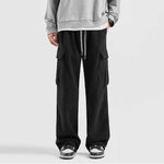 Warm Corduroy Straight-leg Trousers