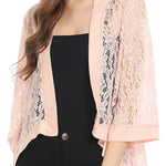 Zeagoo Women's 3/4 Sleeve Sheer Cardigan