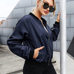 Zeagoo Bomber Zip Up Windbreaker Jacket