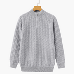 Courchevel half-zip cashmere sweater