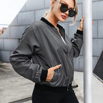 Zeagoo Bomber Zip Up Windbreaker Jacket