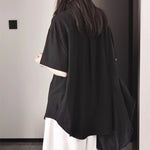 Loose-fitting Slimming French Tie Shirt