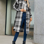 Zeagoo Button Down Plaid Classic Long Shirt Jacket