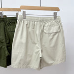 Retro Pure Cotton Workwear Casual Shorts