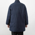 Loose Diagonal Placket Cotton-linen Jacket