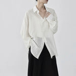 Women's Striped Loose Casual Shirt