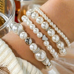 Camille™ | Beaded and Heart Bracelet Set