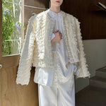 French-style Beaded Three-dimensional Embellished Cardigan