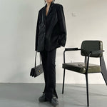 Loose Leather PU Jacket