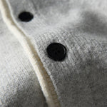 Japanese Faux Two-piece Loose Casual Knit Cardigan