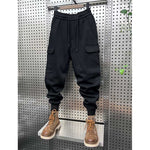 Loose Casual Big Pockets Harem Pants