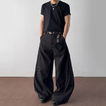 American Rivet Loose Wide-leg Scimitar Pants