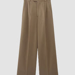 Zeagoo Chic Solid Color Two-piece Suits Slim Fit Sleeveless Vest Casual Wide Leg Pants Set