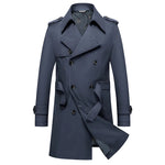 Langston Double-Breasted Trench Coat