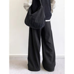 Retro-style Straight-leg Casual Pants