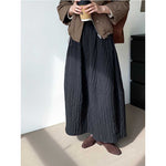 High-waisted Flower Bud Lantern Skirt