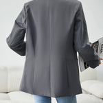Zeagoo Casual Blazers Double Breasted Long Sleeve Work Office Blazer Jacket