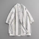 Casual Retro Striped Loose Shirt