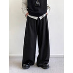 Retro-style Straight-leg Casual Pants