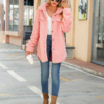 Zeagoo Button Down Winter Warm Brushed Jacket