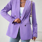 Zeagoo Casual Blazers Double Breasted Long Sleeve Work Office Blazer Jacket