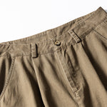 Large Pocket Cropped Casual Pants