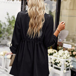 Zeagoo Women's Casual Drawstring Cardigan Jacket Outerwear