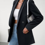 Zeagoo Casual Blazers Double Breasted Long Sleeve Work Office Blazer Jacket