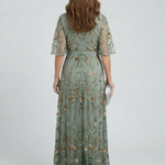 ROCÍO | Selena Floral Backless Maxi Dress