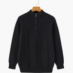 Courchevel half-zip cashmere sweater