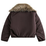 Faux Fur Collar Loose Thick Jacket