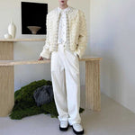 French-style Beaded Three-dimensional Embellished Cardigan