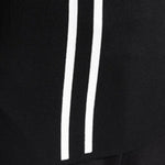 High-neck Printed Long-sleeved Slim-fit Shirt