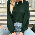 Zeagoo Long Sleeve Backless Hollow Knit Sweater for Women Casual Work Office Loose Fit 2026 | Under