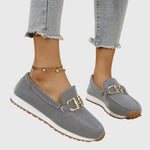 Camilla | Sporty slip-on shoes with gold detail