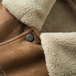 Suede Vintage Plus Velvet Warm Jacket
